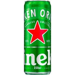 Cerveja Heineken Sleek Lata com 350ml